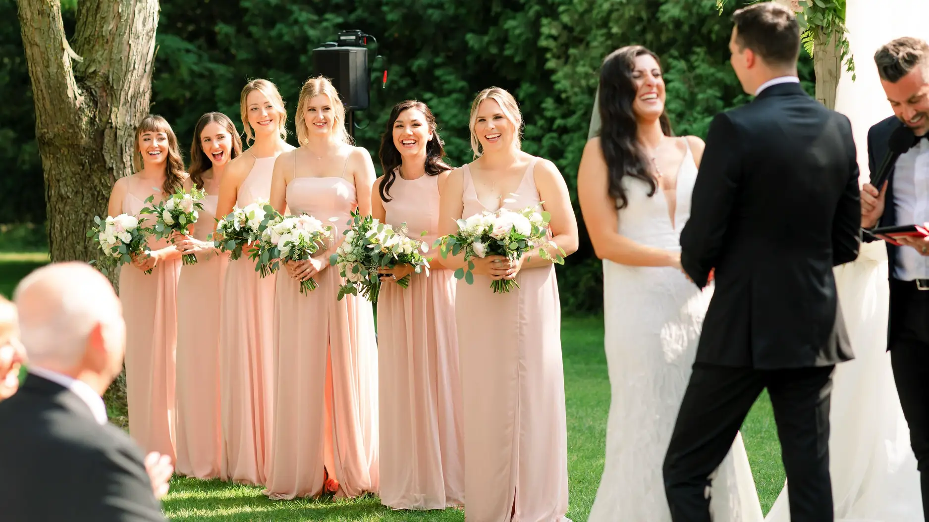 Couple in Ontario being married by a wedding officiant from The Togetherness Collective